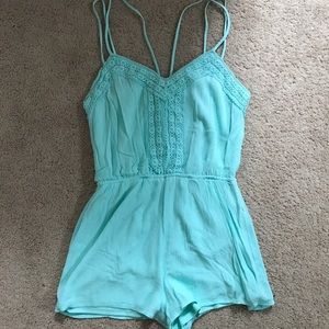 Juniors aqua romper